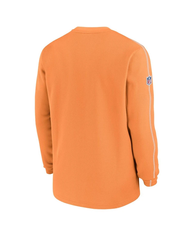 Nike Men's Orange Tampa Bay Buccaneers Alternate Logo Coach Long Sleeve Top