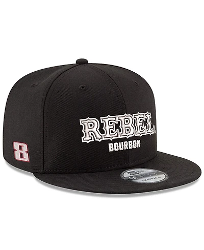 Richard Childress Racing Team Collection Men's Black Kyle Busch Rebel Bourbon 9FIFTY Snapback Hat