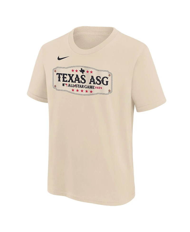 Nike Big Boys and Girls Cream 2024 Mlb All-Star Game Graphic T-Shirt