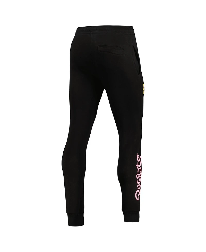 Freeze Max Men's Black Rugrats Fleece Jogger Pants