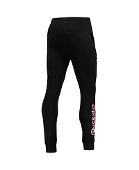 Freeze Max Men's Black Rugrats Fleece Jogger Pants
