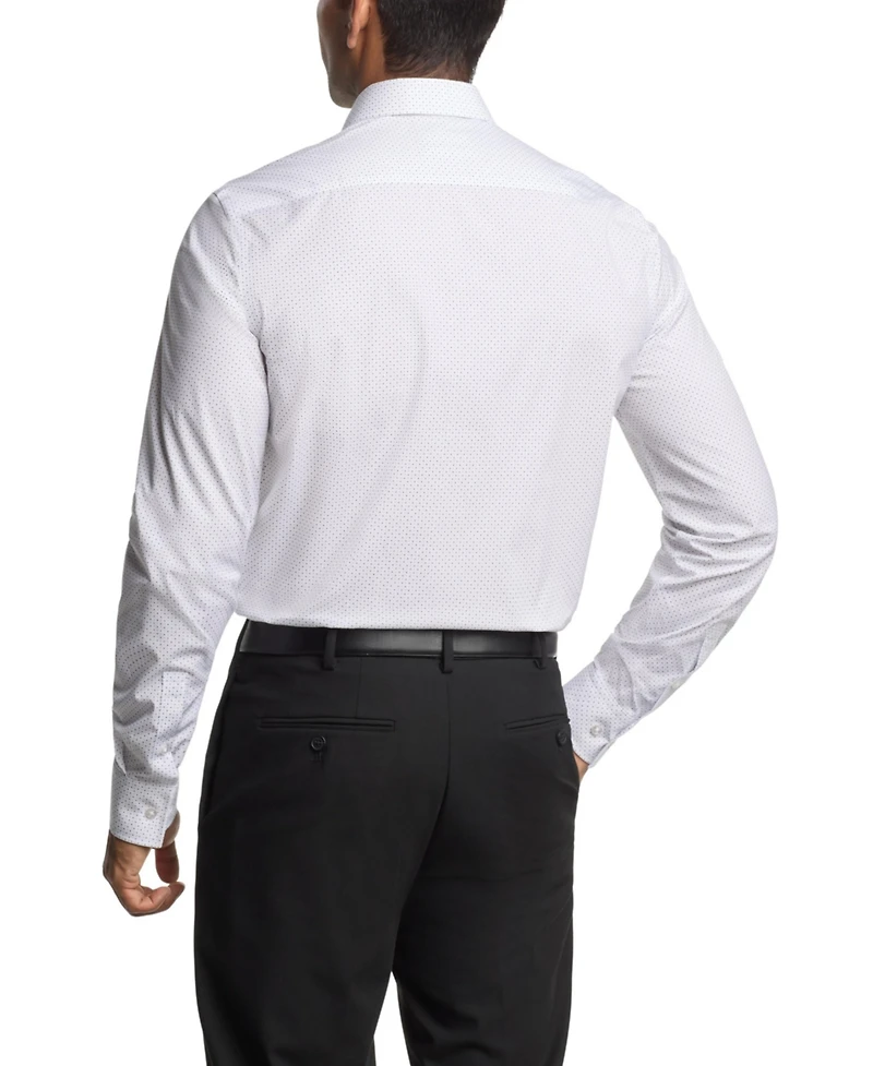 Calvin Klein Refined Cotton Stretch Men's Regular Fit Dress Shirt