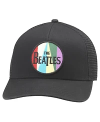 American Needle Men's Black The Beatles Valin Snapback Hat