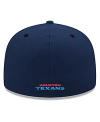 New Era Men's Navy Houston Texans Omaha 59FIFTY Fitted Hat