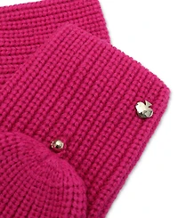 Kate Spade New York Women's Logo Pop-Top Gloves