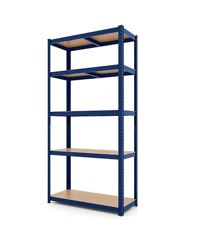5 Tier Adjustable Garage Shelving Unit with 2000 lbs Max Load for Warehouse