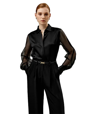 Ethereal Silk Shirt for Women
