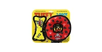 Tuffy Jr Bone Yellow and Ring Red Paw 2 Pack, Dog Toy