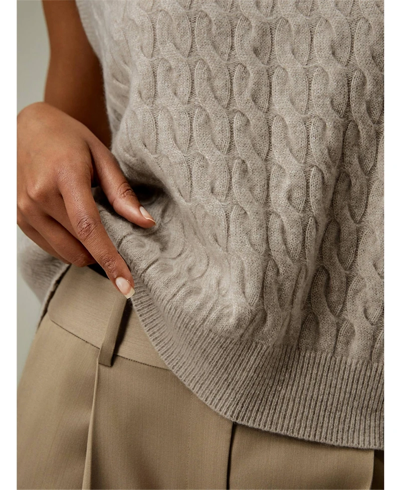 Lilysilk Women's Sleeveless Cashmere Vest