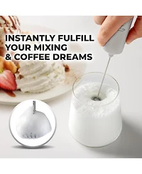 Powerful Mini Milk Frother Handheld - Electric Hand Mixer