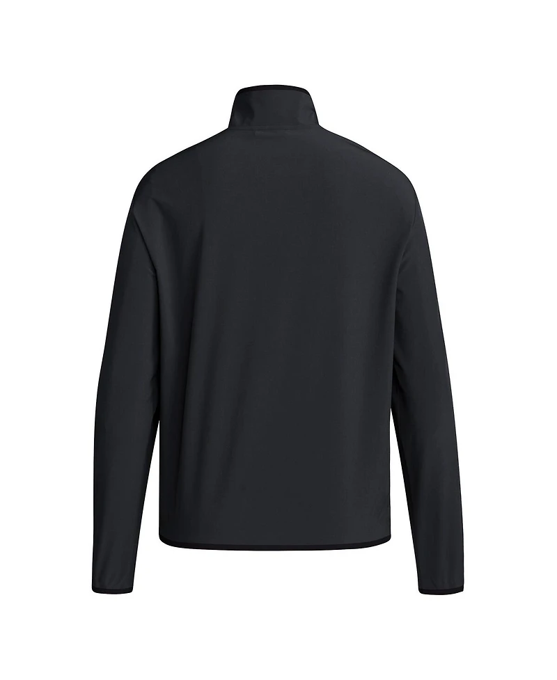 Adidas Men's Black Texas Tech Red Raiders 2024 Coaches Sideline Long Sleeve Quarter-Zip Top