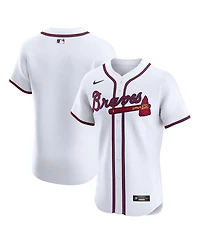 Nike Men's White Atlanta Braves Home Elite Jersey