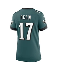 Nike Women's Nakobe Dean Midnight Green Philadelphia Eagles Team Game Jersey
