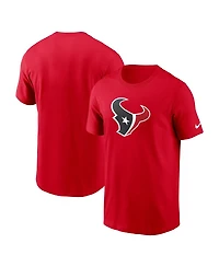 Nike Men's Red Houston Texans Fan Gear Primary Logo T-Shirt