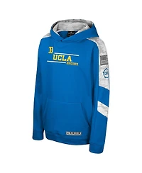 Colosseum Big Boys and Girls Blue Ucla Bruins Oht Appreciation Cyclone Digital Camo Pullover Hoodie