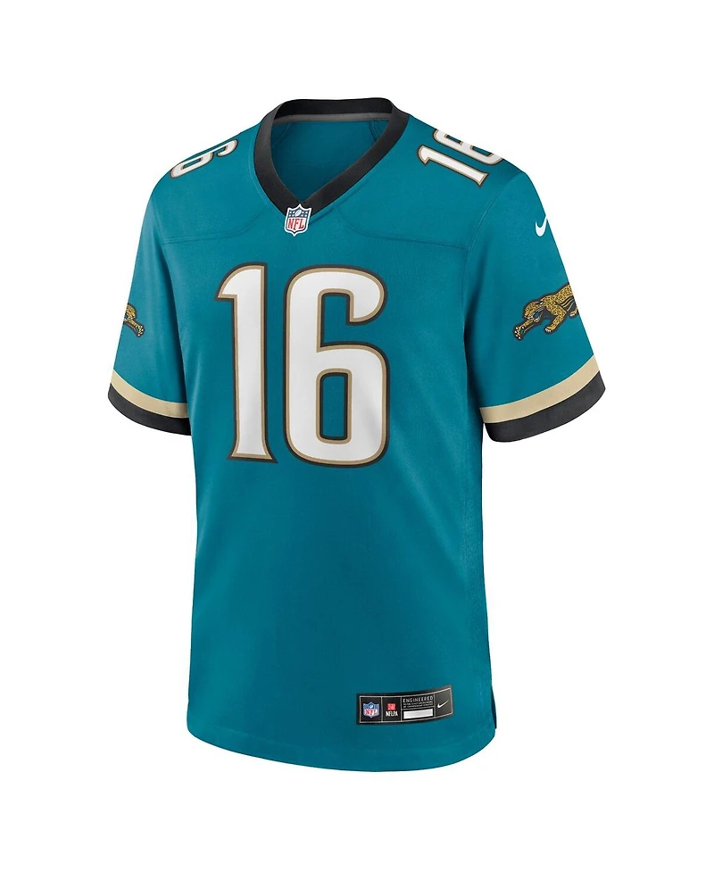 Nike Men's Trevor Lawrence Teal Jacksonville Jaguars Prowler Throwback Player Game Jersey