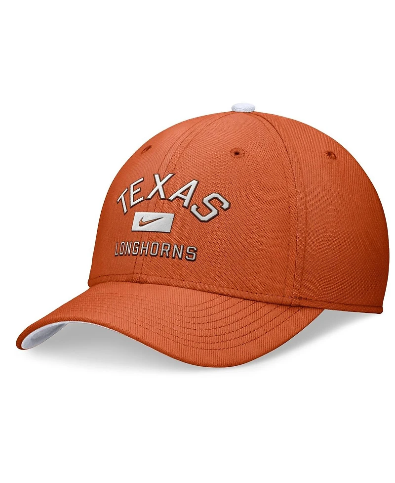 Nike Men's Texas Orange Texas Longhorns Primetime Swoosh Flex Hat