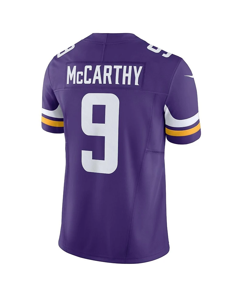 Nike Men's J.j. McCarthy Purple Minnesota Vikings Vapor F.u.s.e. Limited Jersey