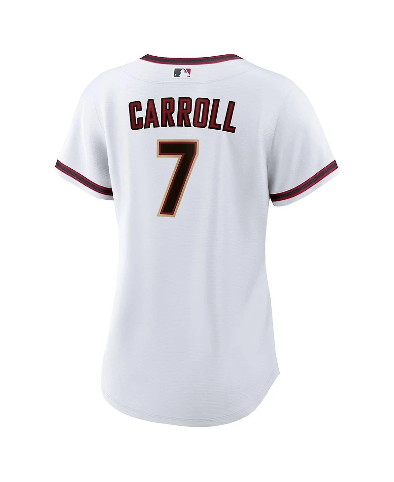 Nike Women's Corbin Carroll White Arizona Diamondbacks Home Replica Player Jersey
