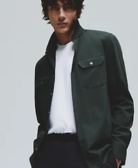 Mango Men's Pockets Detail Stretch Fabric Overshirt