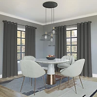 Oslo Theater Grade Extreme 100% Blackout Grommet Curtain Panel