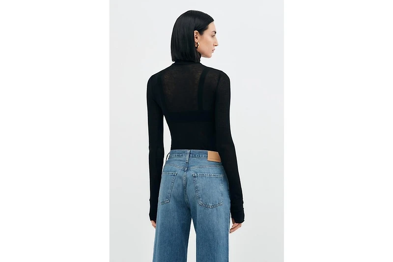 Marcella Women's Eloise Sheer Turtleneck