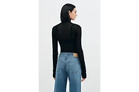 Marcella Women's Eloise Sheer Turtleneck