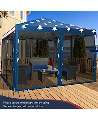 Skonyon 10 x 10 Feet Pop-up Canopy Tent Gazebo Canopy for Outdoor