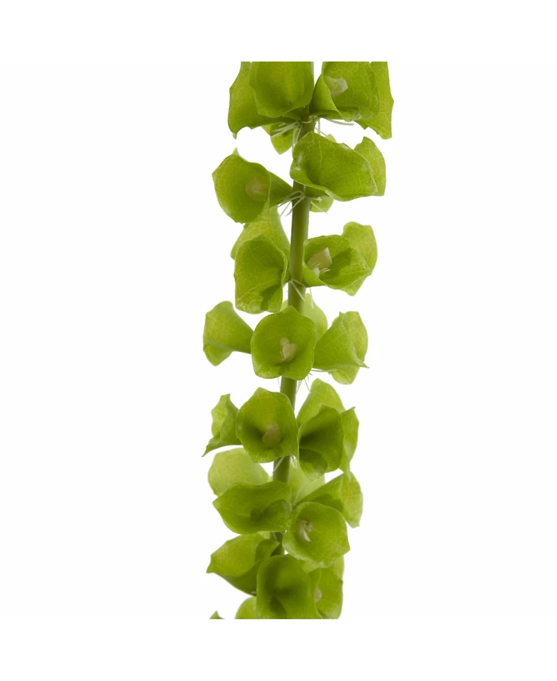Slickblue Distinctive Bells of Ireland Artificial Flower for Unique Decor (Set of 3)