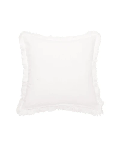 18" x 18" Botanical Hummingbird Spring Printed and Embellished Spring Easter Themed Accent Throw Pillow