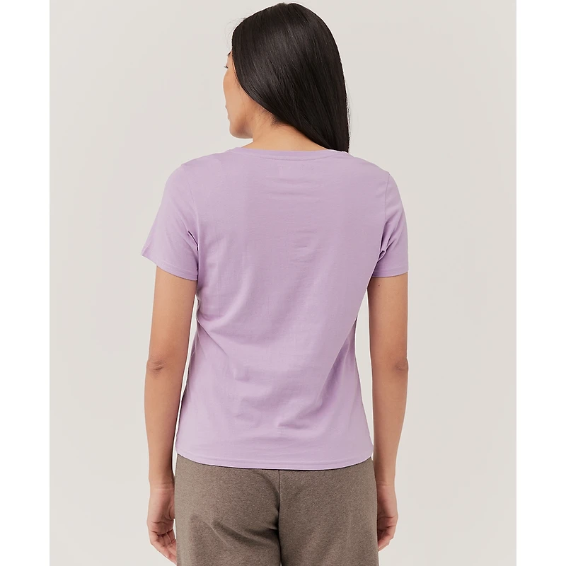 Pact Women's Organic Cotton Softspun Crew Neck Tee