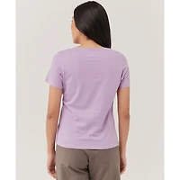 Pact Women's Organic Cotton Softspun Crew Neck Tee