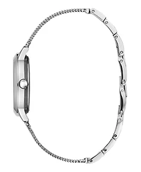 Guess Women's Analog Silver Tone Steel Watch