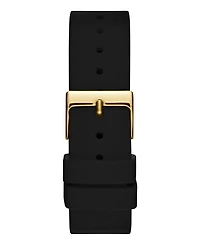 Guess Women's Analog Black Silicone Watch, 40mm