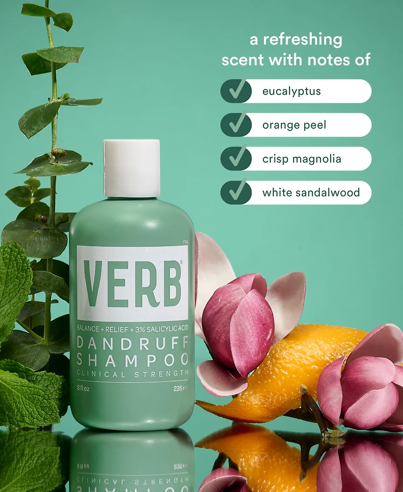 Verb Dandruff Shampoo, 8 oz.