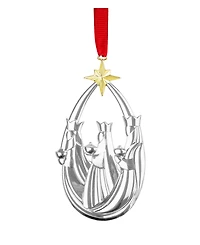 Nambe Nativity Ornament Trio