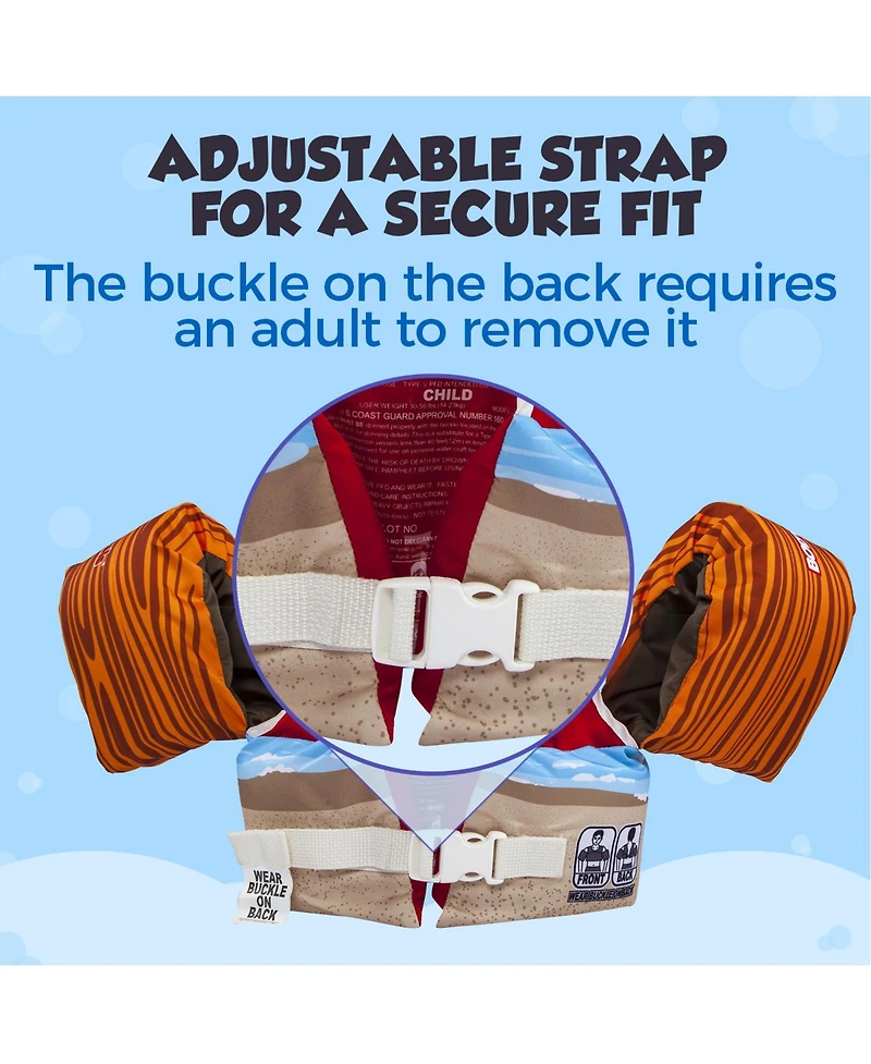 Body Glove Paddle Pals Life Jacket - Uscg Approved Kids Swim Vest