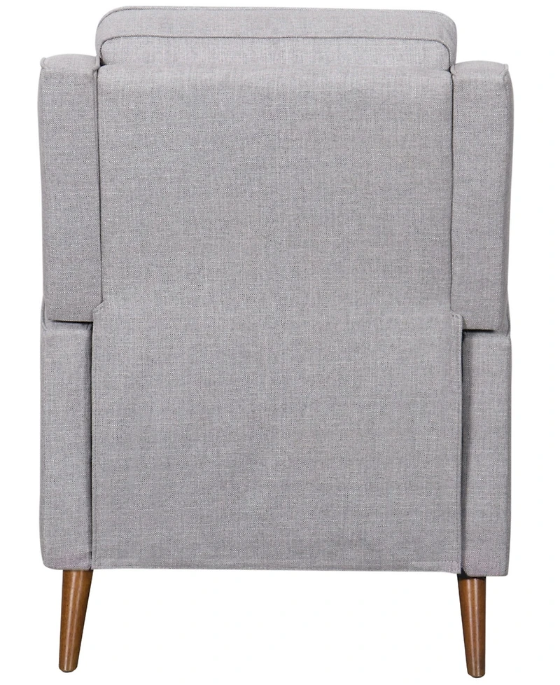 Abbyson Living 38" Mid-Century Fabric Pushback Recliner