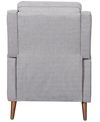 Abbyson Living 38" Mid-Century Fabric Pushback Recliner