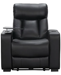 Abbyson Living 38" Polyurethane Leather Power Recliner