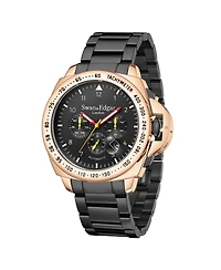 SE01092 Swan & Edgar Hand Assembled Grand Speed Automatic Black