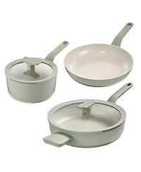 BergHOFF Balance Nonstick Ceramic Saucepan 7", 2.1qt. With Glass Lid, Recycled Aluminum