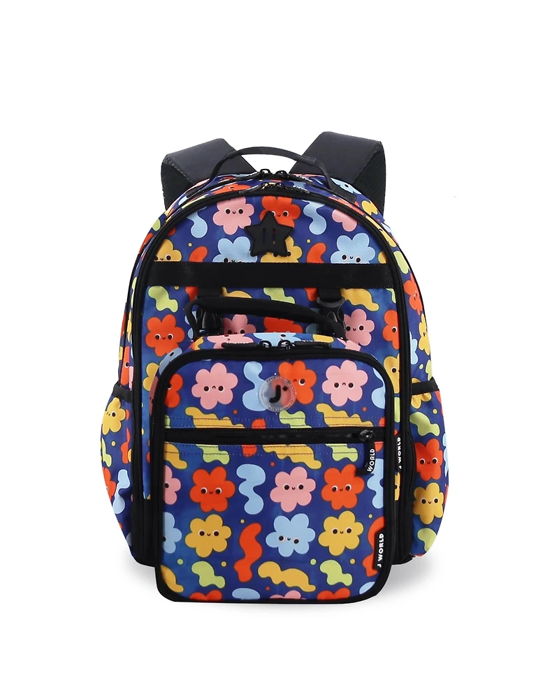 J World Boys Duet 16" Backpack With Detachable Lunch Box