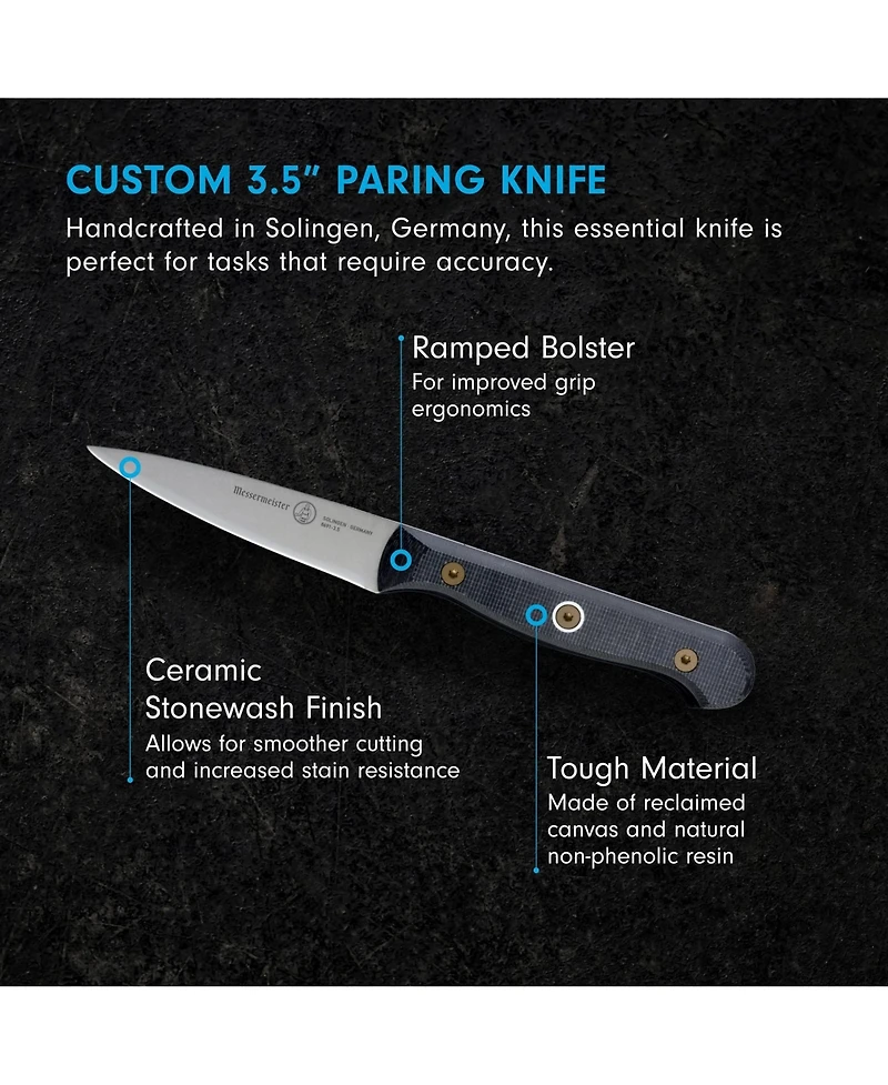 Messermeister Custom Paring Knife, 3.5”
