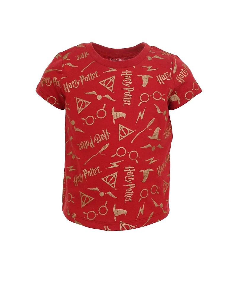 Harry Potter Toddler Girls 3 Pack T-Shirts