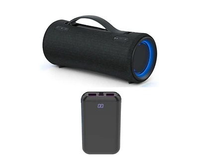 Sony Srs-XG300 X-Series Wireless Portable Bluetooth Party Speaker (Black) Bundle