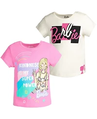 Barbie Toddler Girls 2 Pack T-Shirts