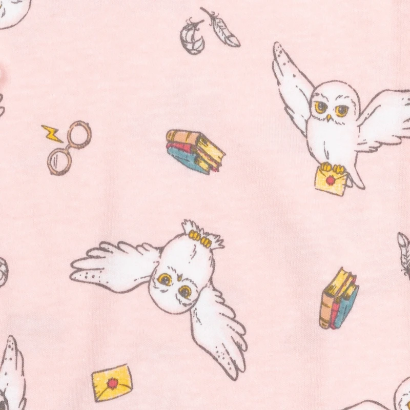 Harry Potter Baby Girls Hedwig 3 Pack Long Sleeve Swaddle Sleeper Gown