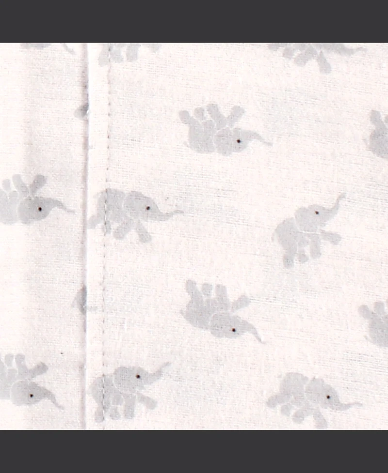 Luvable Friends Unisex Cotton Flannel Burp Cloths and Newborn Swaddle Wraps, 11-Count
