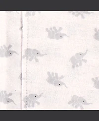 Luvable Friends Unisex Cotton Flannel Burp Cloths and Newborn Swaddle Wraps, 11-Count